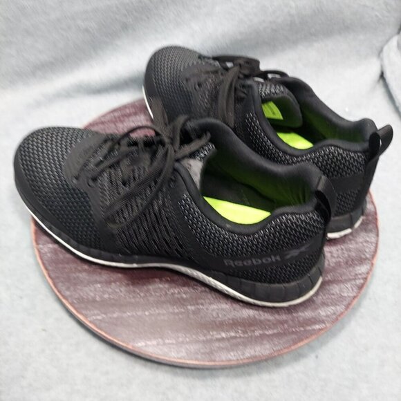 Reebok Mens Weight lifting shoes Knit Sneakers Size 6 Black - Picture 5 of 9